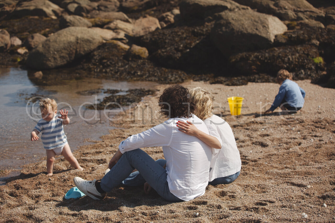 sur la plage